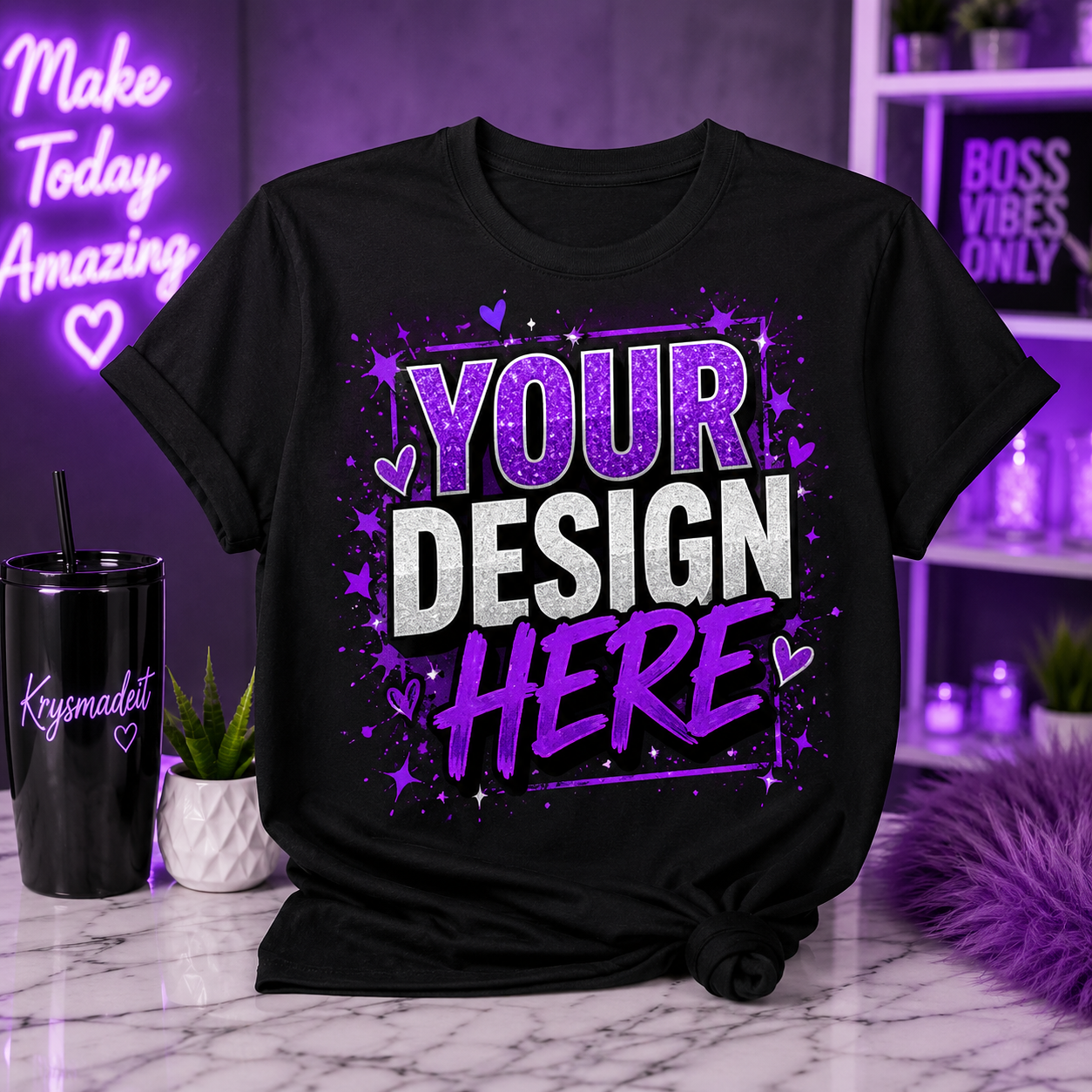 Custom T-Shirt | Personalized Photo & Text Tee – Krys Made It